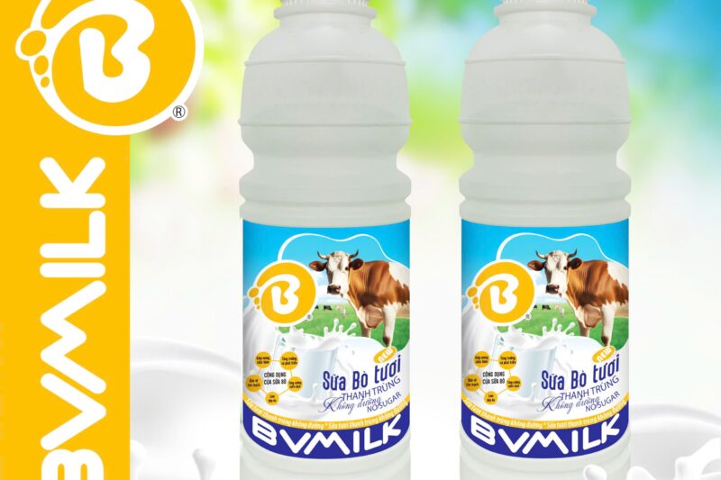 Sữa bò tươi thanh trùng không đường 900 ml