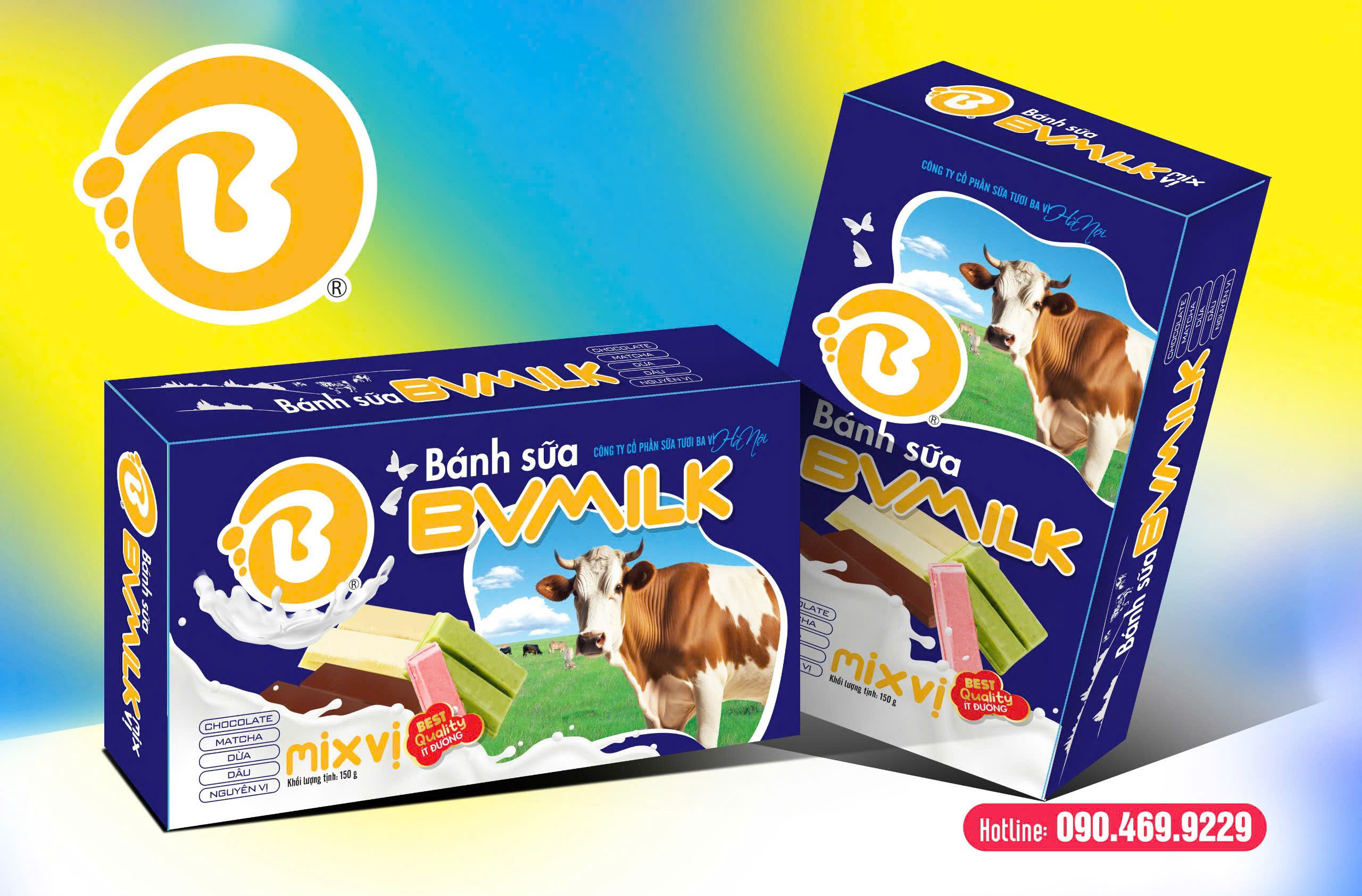 Bánh sữa mix vị